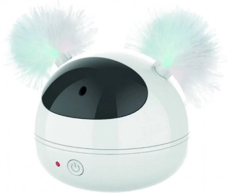 Interactief Speelgoed Polaris - Kattenspeelgoed - Ø10x9 cm Interactief de M-Pets en Blanc – photo produit