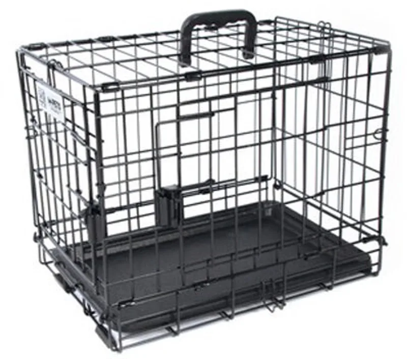 Reis Bench - 2 deuren - M - 76 x 48 x 53 cm by M-Pets in Black – product photo