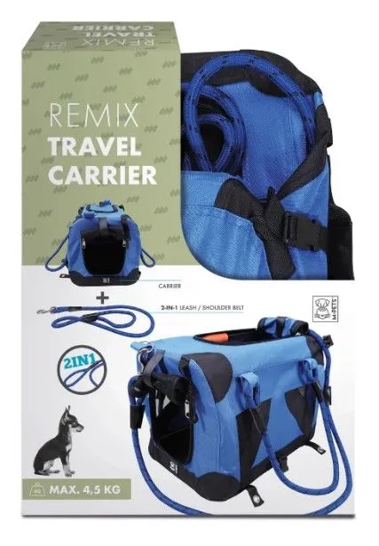 Remix Transporttas voor in vliegtuig, Blauw by M-Pets – product photo 4 of 4