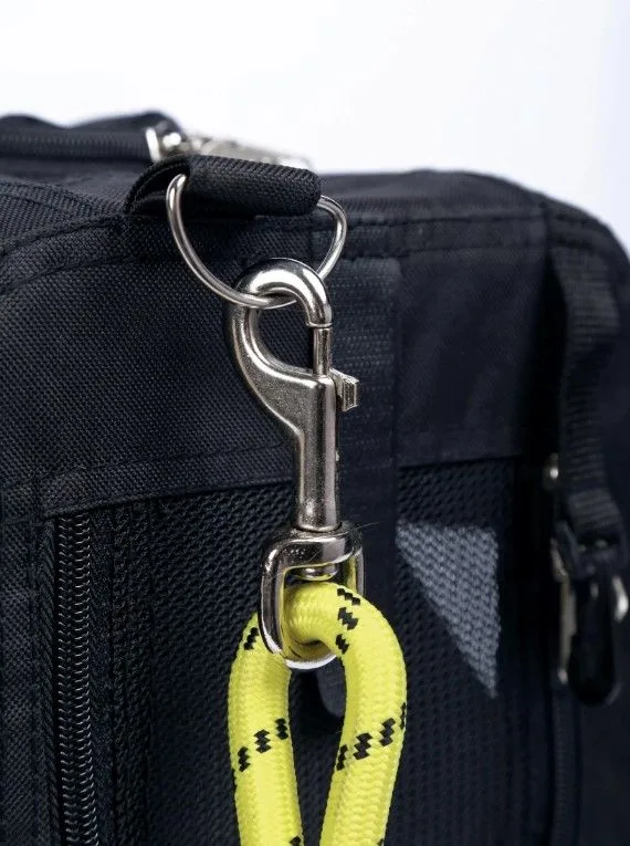 Remix Transporttas voor in vliegtuig, Zwart/Geel fra M-Pets – produktbillede 3 af 4