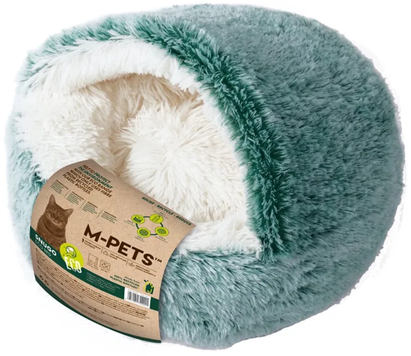 Snugo Eco Kattenbed - Groen - 50 x 30 cm by M-Pets in White, Grey, Green – product photo