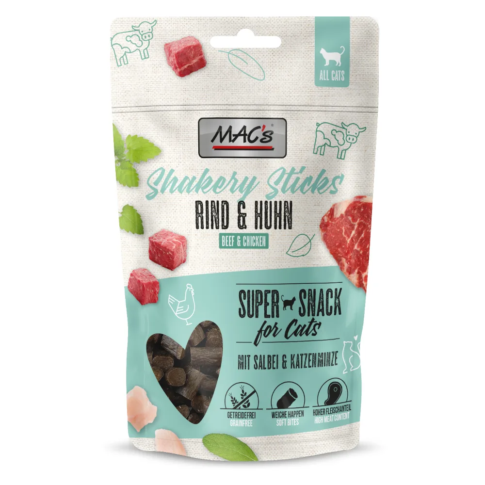 50g MAC's CAT Shakery Sticks Rund Kattensnacks by MAC's – product photo