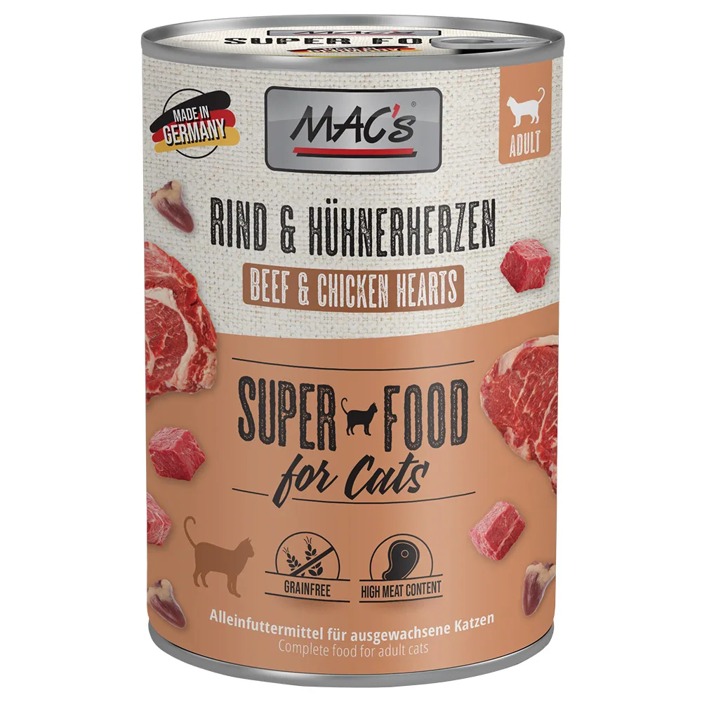 6x400g Rund & Kippenhart MAC´s CAT Kattenvoer van MAC's – productfoto