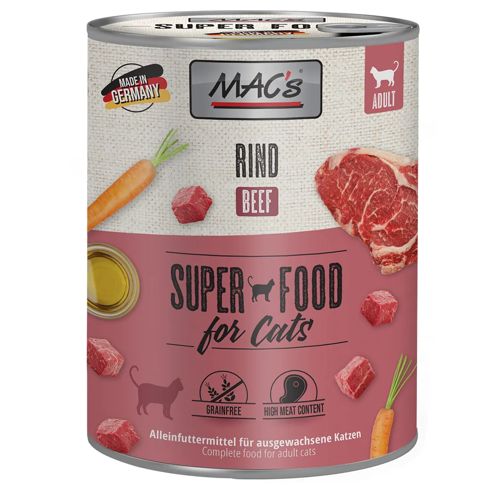 6x800g Rund MAC's Kattenvoer by MAC's – product photo