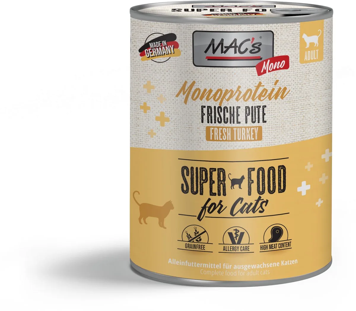 CAT - Monoproteïne blikje 6x800g - Kalkoen fra MAC's – produktbillede