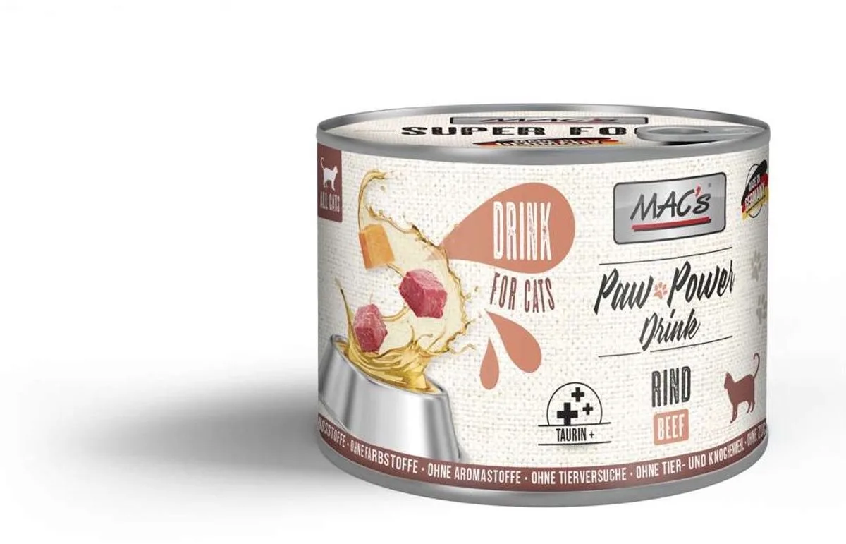 CAT - Paw Power Drink 6x200g - Kip von MAC's – Produktfoto