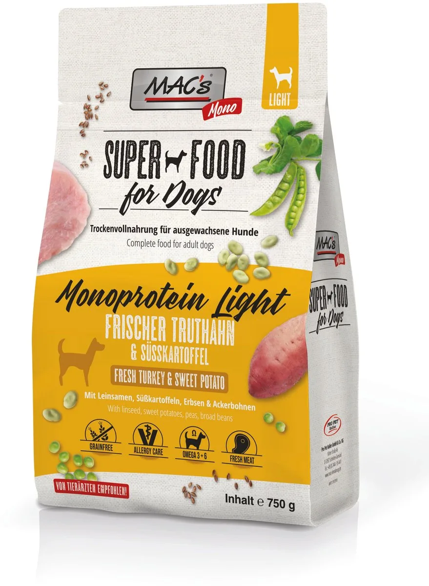 DOG - Monoprotein Mini Adult Kalkoen - 750g de MAC's – photo produit