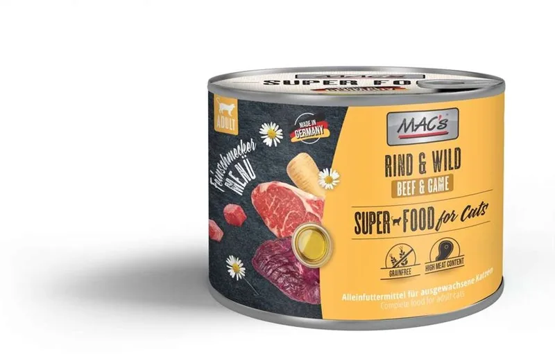 Kattenvoer Natvoer Blik - 70% Kalkoen & Forel - 6 x 100g by MAC's – product photo