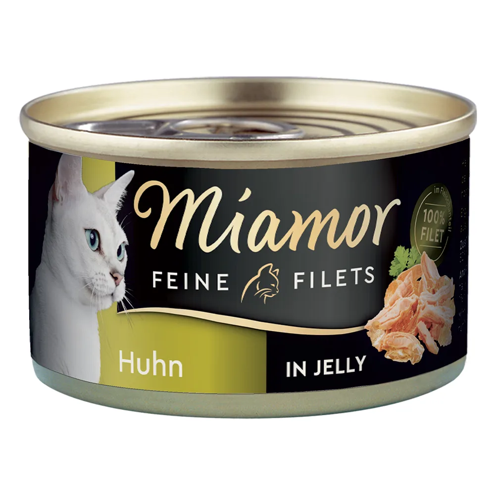 100g Kip in Gelei Miamor Fijne Filets Kattenvoer van Miamor – productfoto
