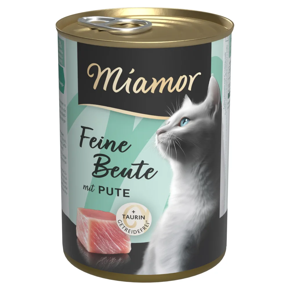 12x400g Miamor Feine Beute kalkoen natvoer voor katten by Miamor – product photo