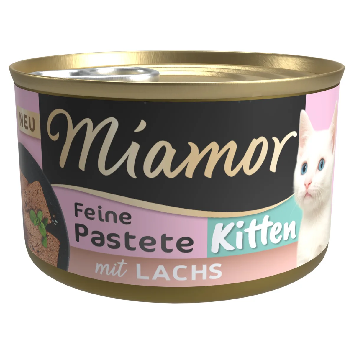 12x85g Miamor Feine Pastete Kitten Zalm nat kattenvoer van Miamor – productfoto