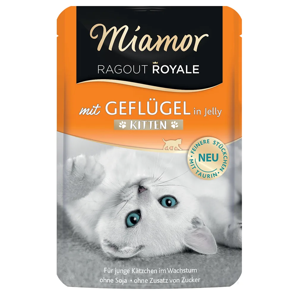 Ragout Kitten Jelly Frischebeutel 100g - Geflügel von Miamor – Produktfoto