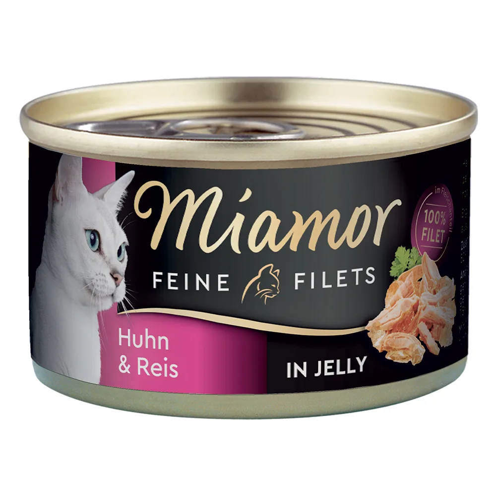 24x100g Kip & Rijst in Gelei Miamor natvoer voor katten by Miamor – product photo