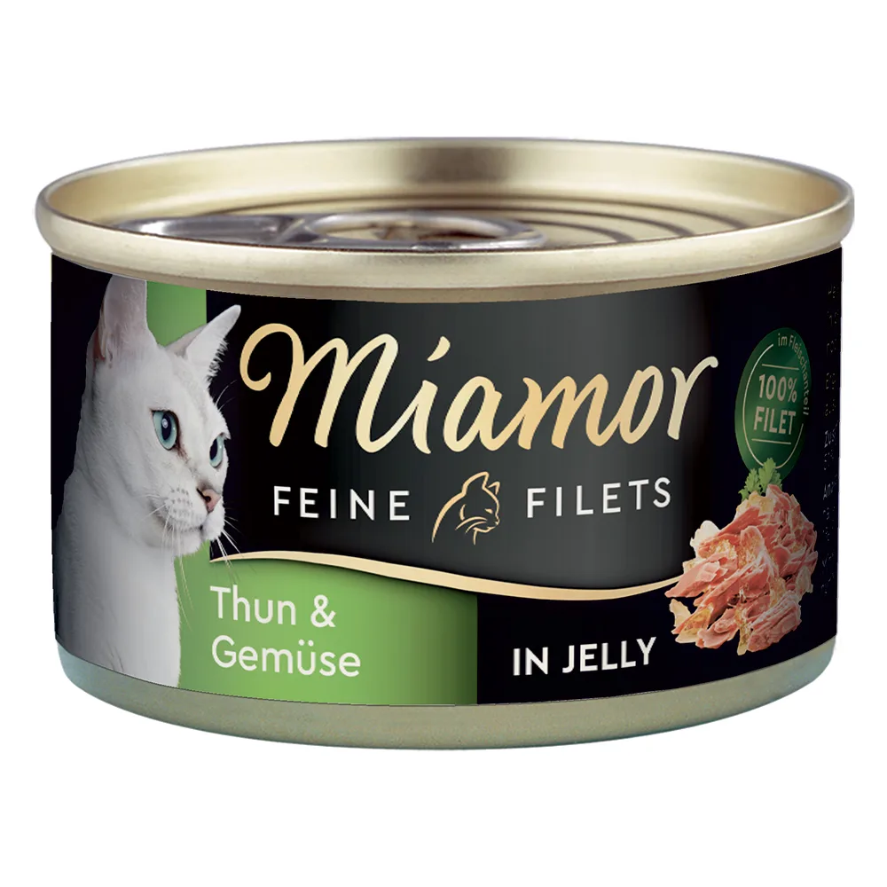 24x100g Light tonijn & Groenten in gelei Miamor natvoer voor katten van Miamor – productfoto