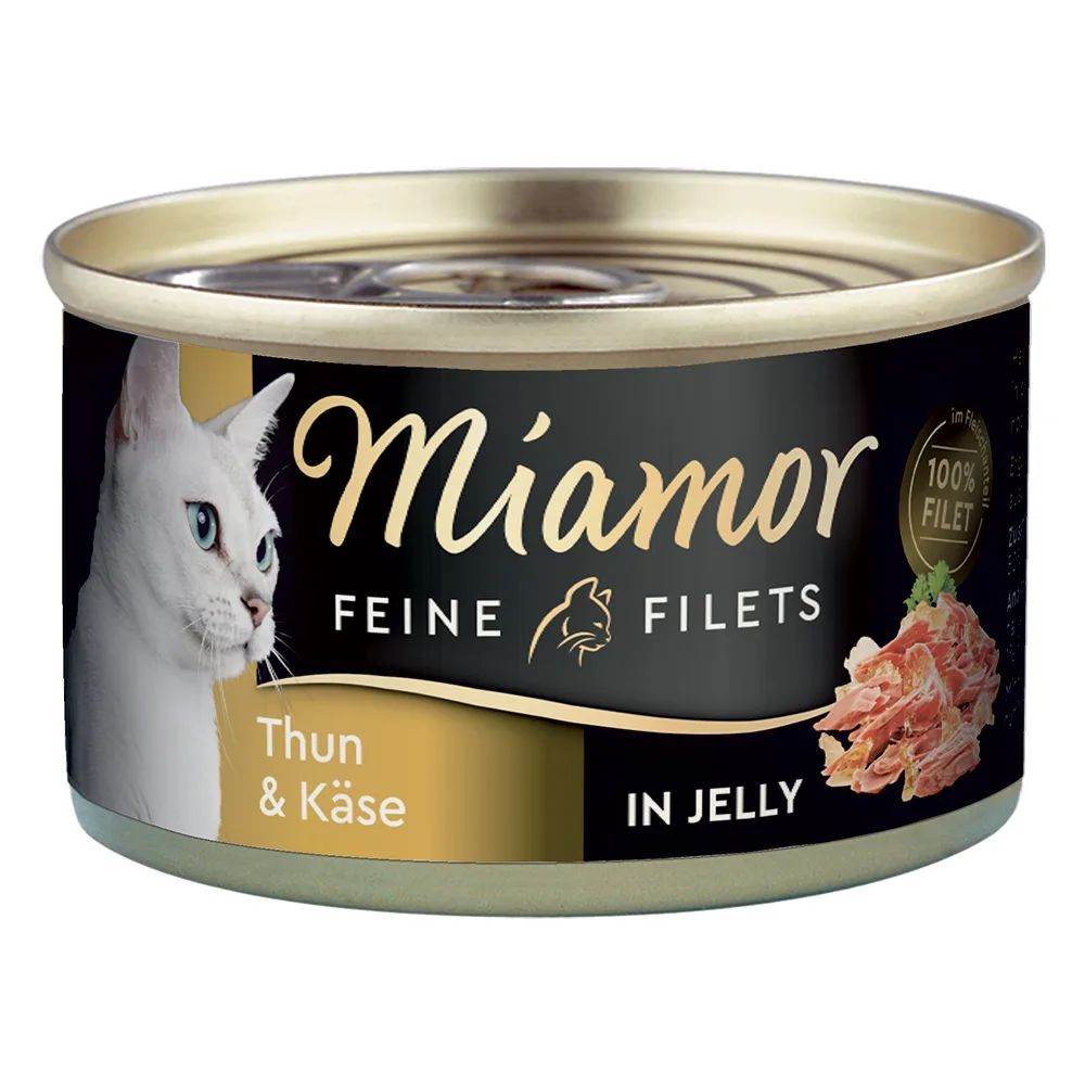 24x100g tonijn & kaas in gelei Miamor natvoer voor katten van Miamor – productfoto