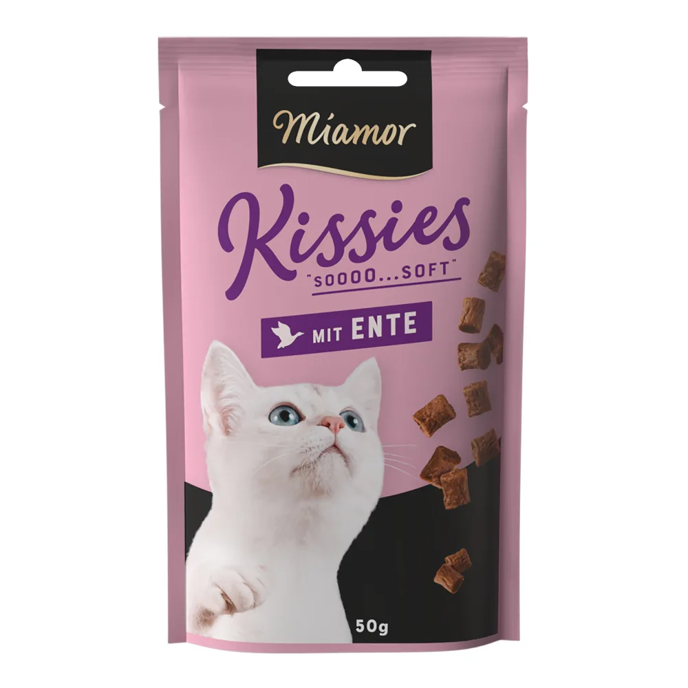 50g Miamor Kissies met eend kattensnacks van Miamor – productfoto