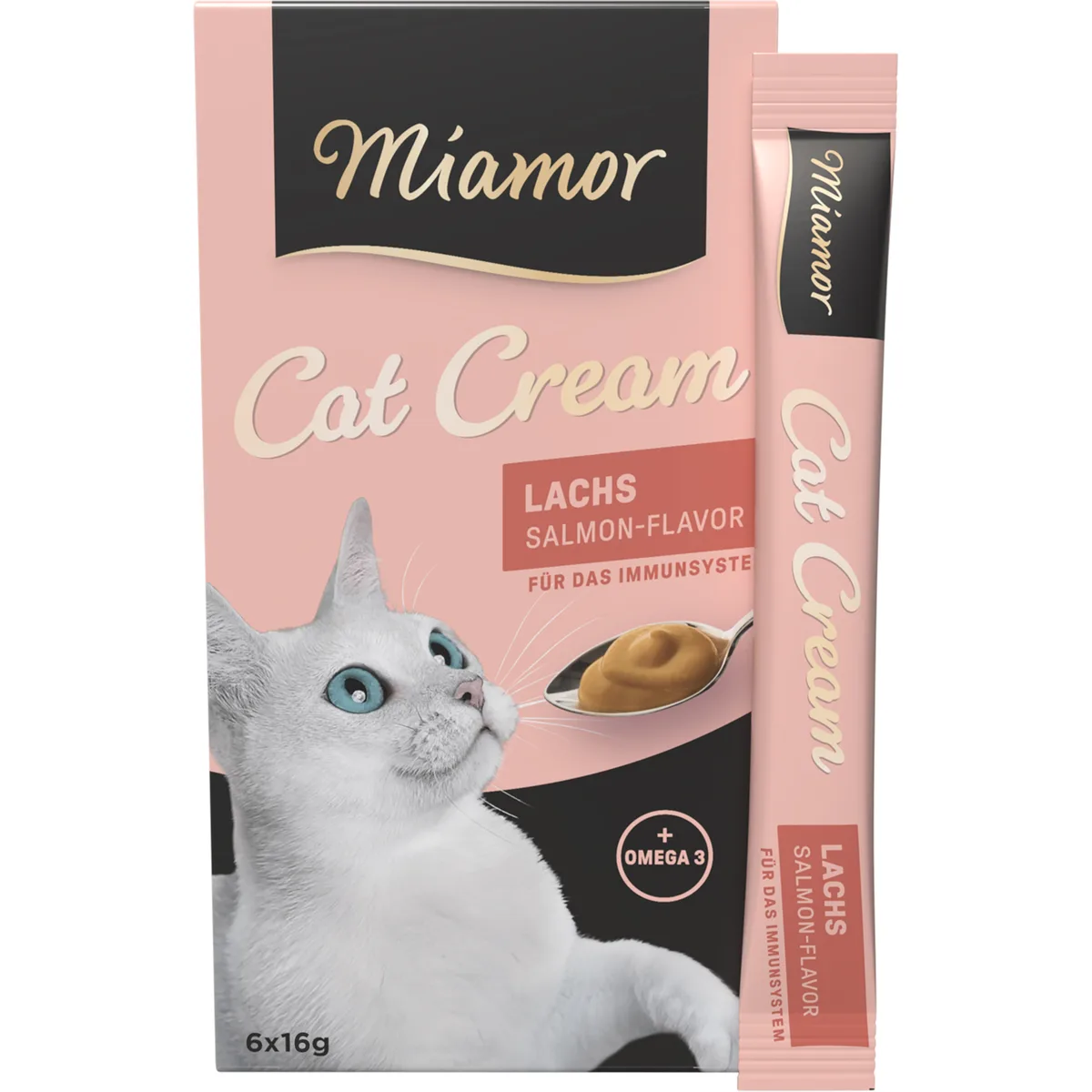 6x15g Cat Zalm-Cream Miamor Kattensnacks van Miamor – productfoto