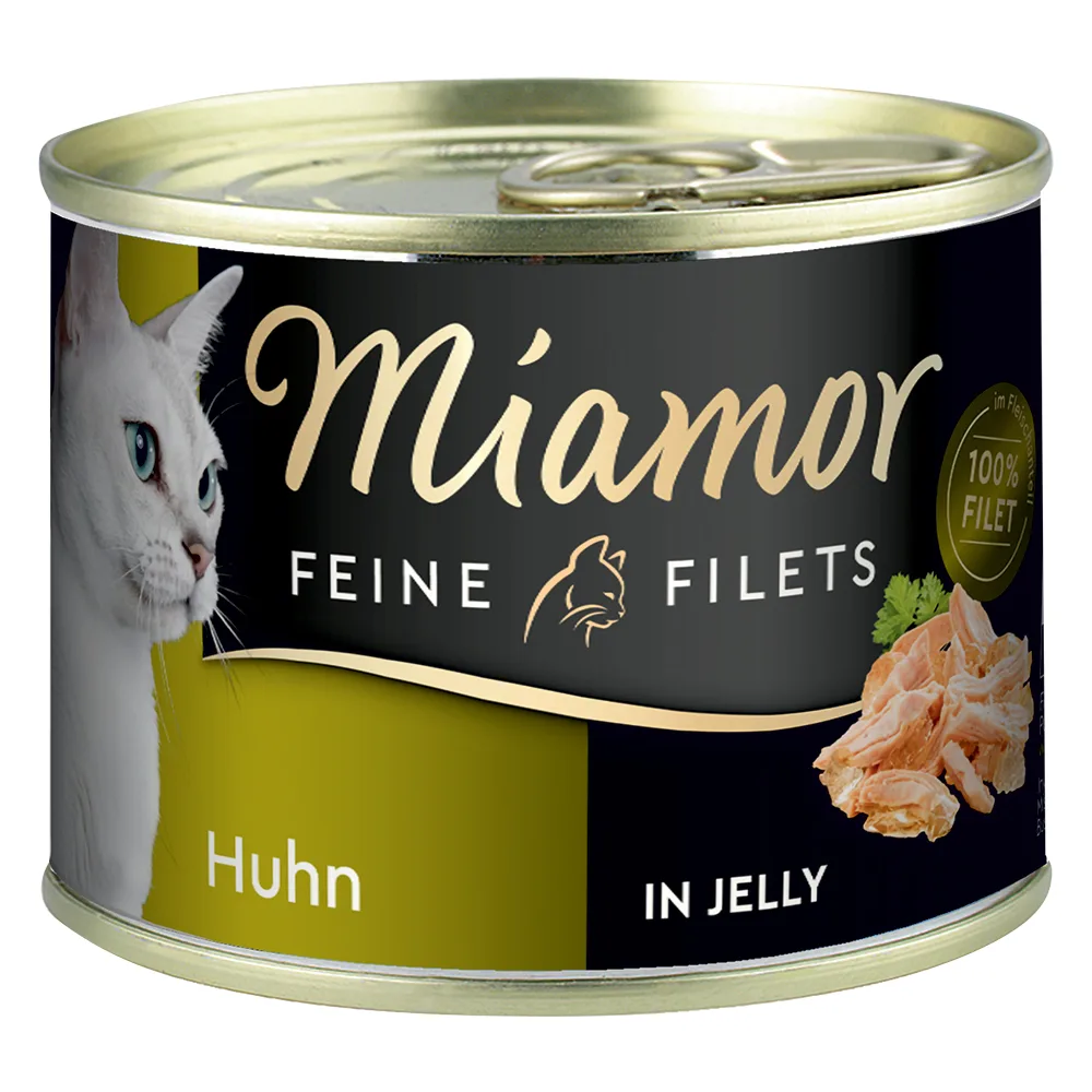 6x185g Kip Miamor Fijne Filets Kattenvoer van Miamor – productfoto