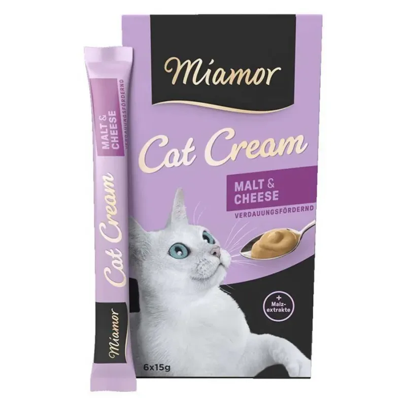 Pâtée Pour Chat Au Crème Malt Et Fromage 15g de Miamor – photo produit