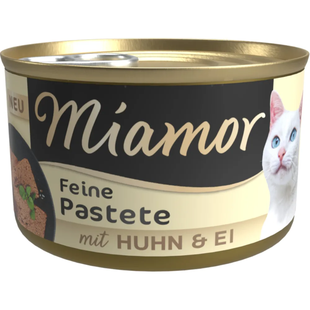 Pastei 12 x 85 g Kattenvoer - Ei & Kip by Miamor – product photo
