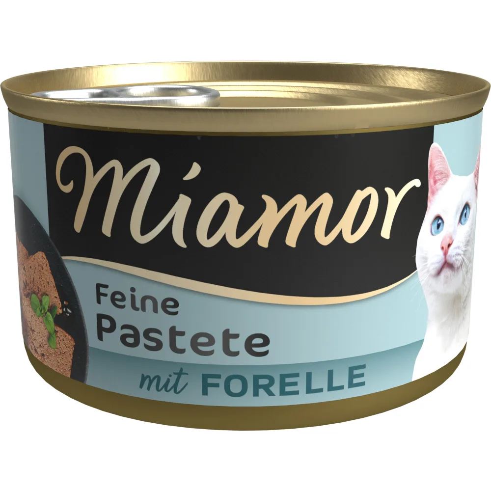 Pastei 12 x 85 g Kattenvoer - Forel by Miamor – product photo