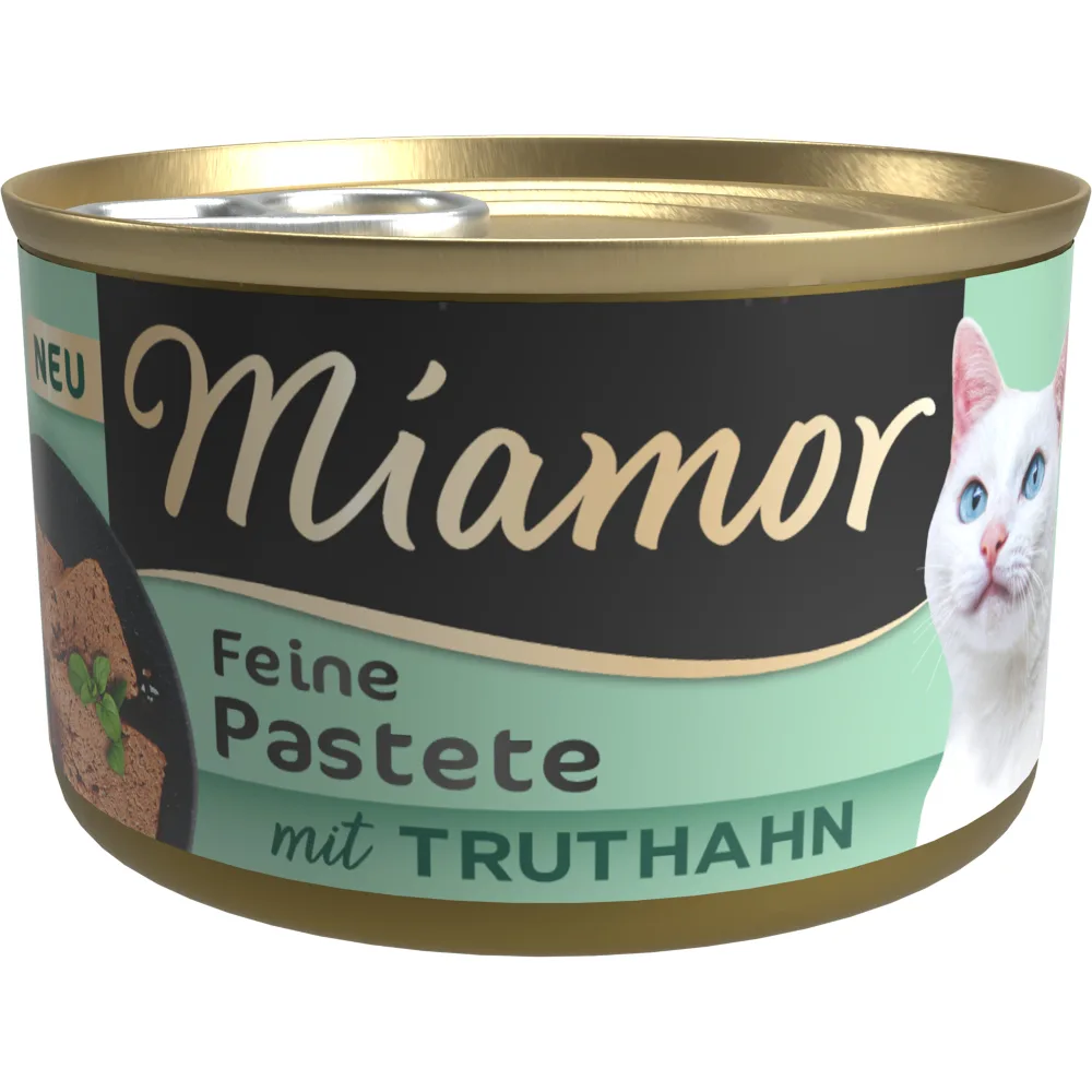 Pastei 12 x 85 g Kattenvoer - Kalkoen by Miamor – product photo