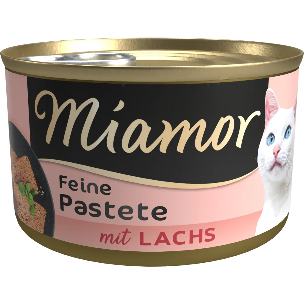 Pastei 12 x 85 g Kattenvoer - Zalm by Miamor – product photo