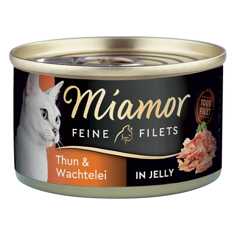 Probeermix Miamor Fijne Filets 12 x 100 g Kattenvoer - Mix II (4 Soorten) van Miamor – productfoto