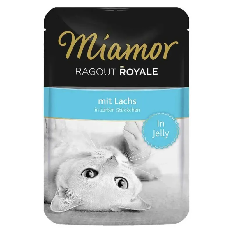 Ragout Royale In Gelei Zalm Natvoer Voor Katten de Miamor – photo produit