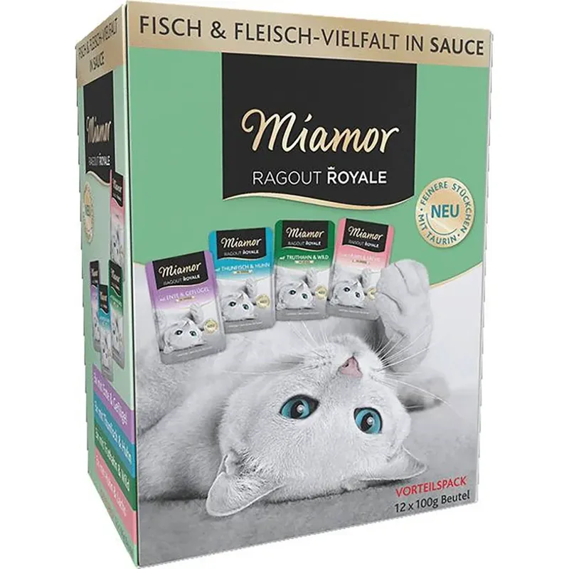 Ragout Royale Multipack Met Sosie 12x100g Natvoer Voor Katten by Miamor – product photo