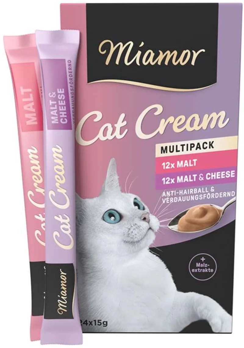 Snack Multipack 24x15g - Cat Cream fra Miamor – produktbillede
