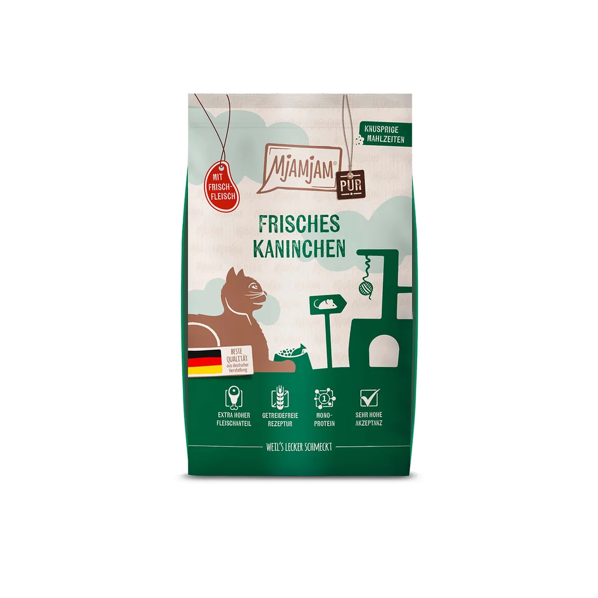 1,5kg MjAMjAM Knapperige Maaltijden Pure Konijn Kattenvoer droog van MjAMjAM – productfoto