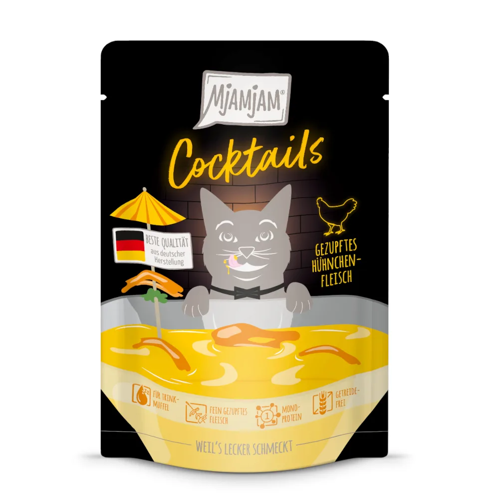 20x40g MjAMjAM Cocktails kip natvoer voor katten by MjAMjAM – product photo