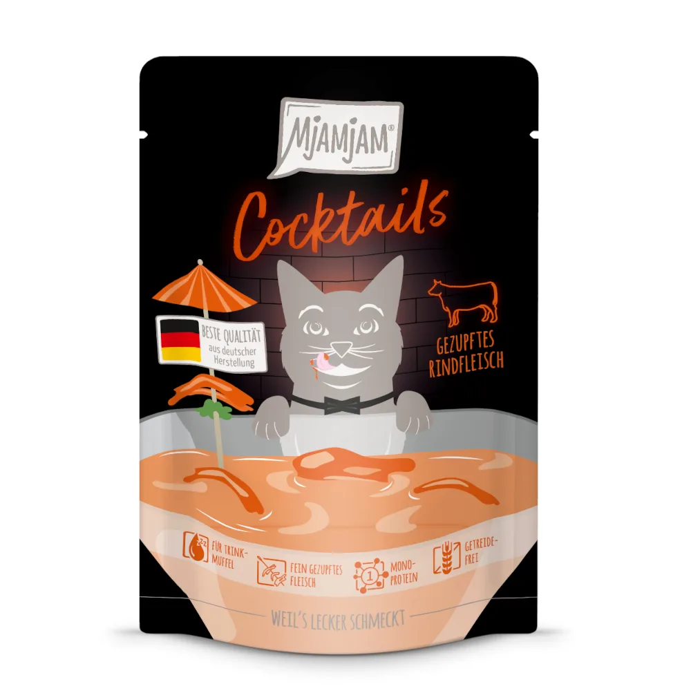 20x40g MjAMjAM Cocktails Rund nat kattenvoer van MjAMjAM – productfoto