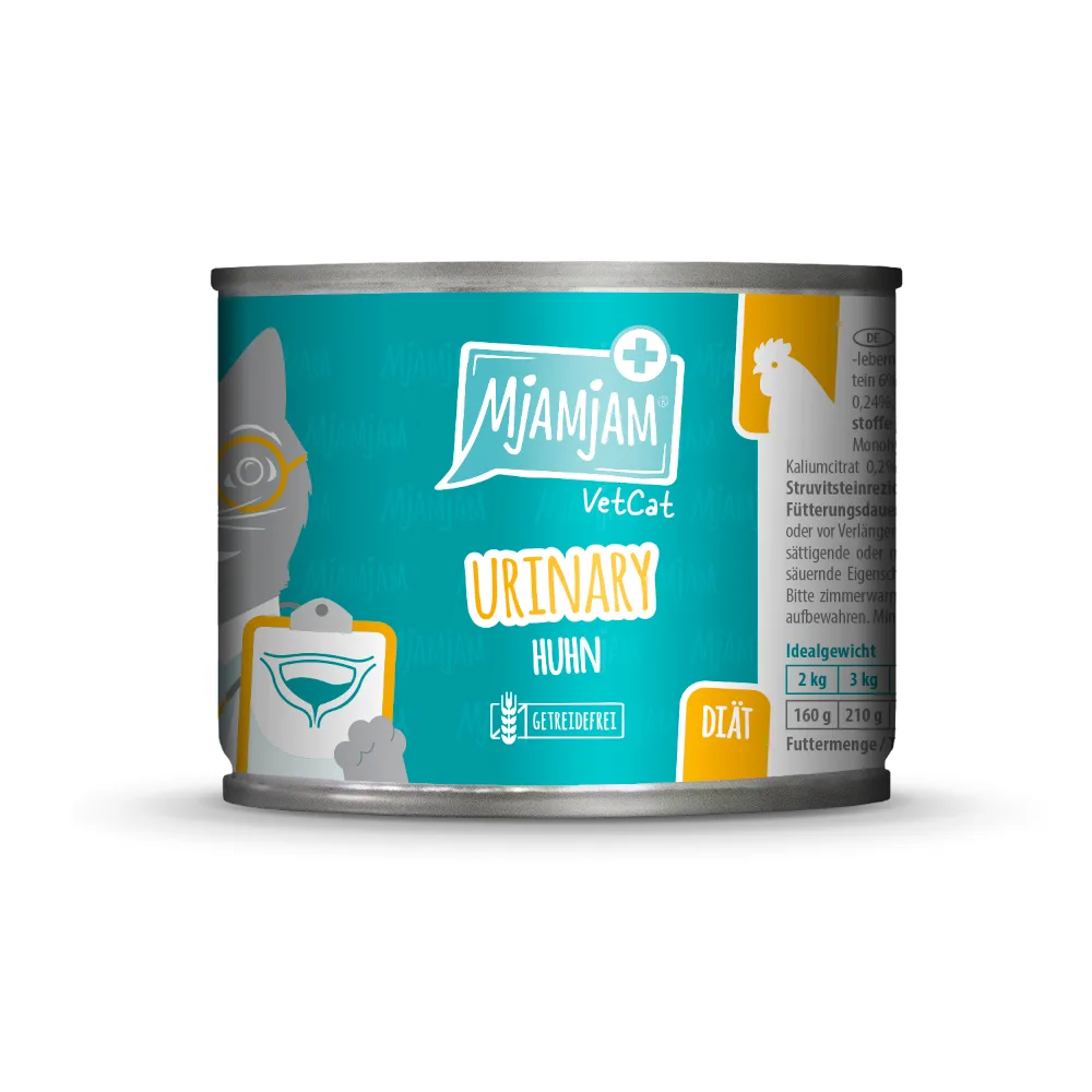 6x 200g MjAMjAM VetCat Urinary natvoer voor katten by MjAMjAM – product photo