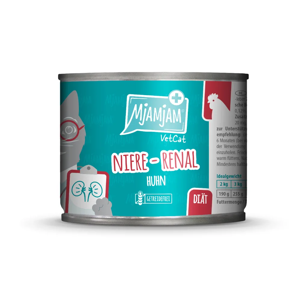 6x200g MjAMjAM VetCat Renal - Kip natvoer voor katten by MjAMjAM – product photo