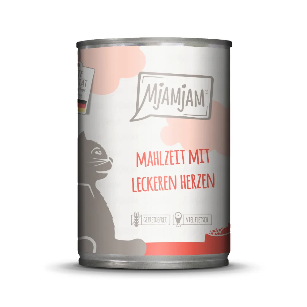 6x400g MjAMjAM Harten Kattenvoer Nat by MjAMjAM – product photo