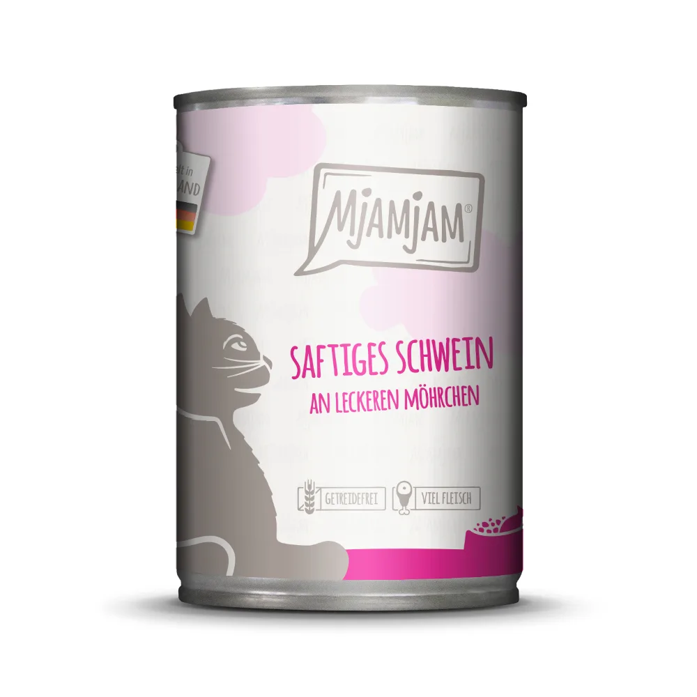 6x400g MjAMjAM Zwijn Kattenvoer Nat van MjAMjAM – productfoto