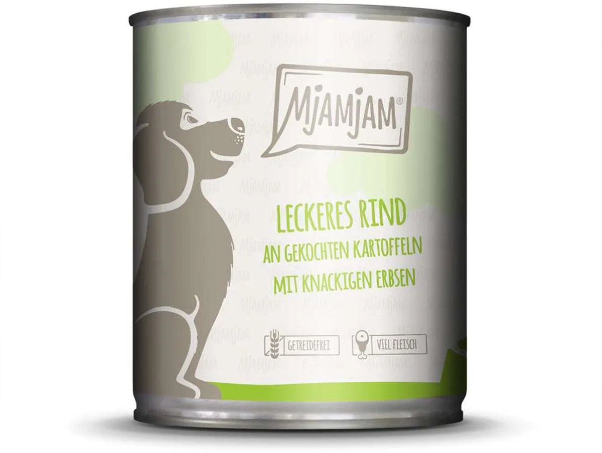Dog - Heerlijke maaltijden blik 6x800g - Rundvlees & aardappelen by MjAMjAM – product photo