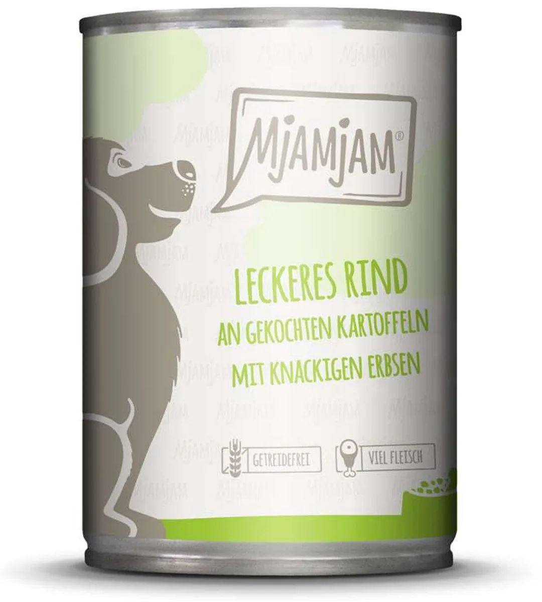 Dog - Leckere Mahlzeiten Dose 6x400g | Rind & Kartoffeln by MjAMjAM – product photo