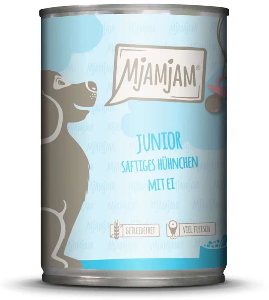 Dog - Smakelijke Maaltijden Junior Blik 6x400g - Kip & Ei by MjAMjAM – product photo
