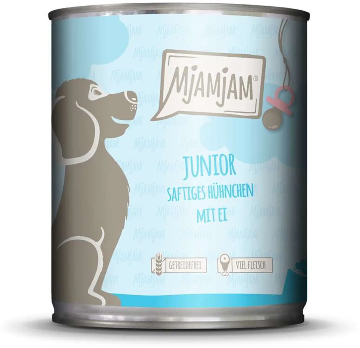 Dog - Smakelijke Maaltijden Junior Blik 6x800g - Kip & Ei van MjAMjAM – productfoto