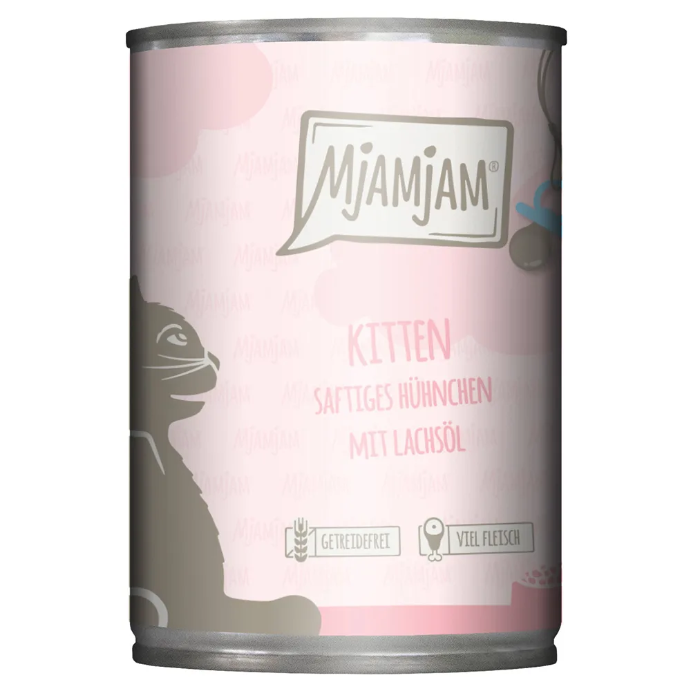 Kitten Huhn und Lachsöl - 400 g von MjAMjAM – Produktfoto