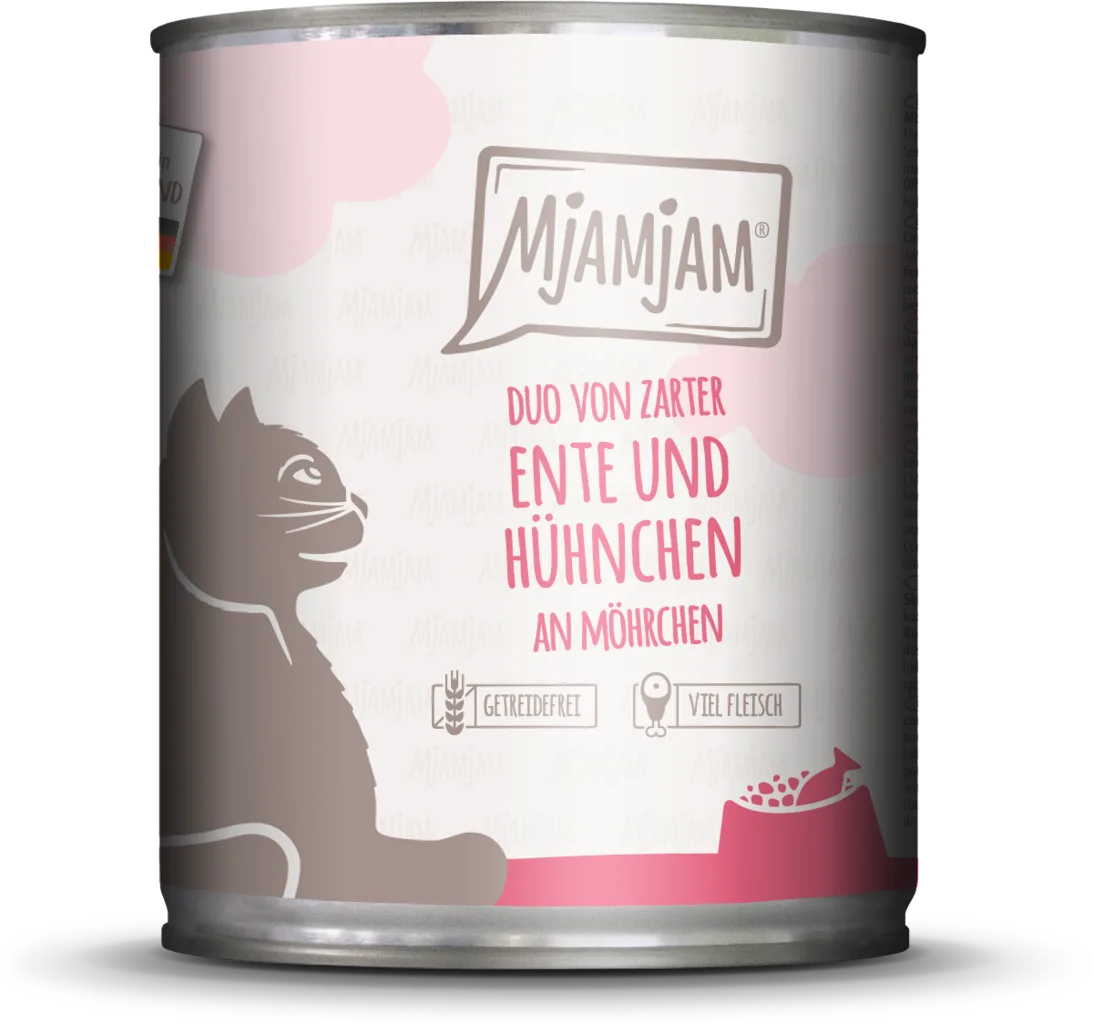 Ente, Huhn und Karotte - 800 g von MjAMjAM – Produktfoto