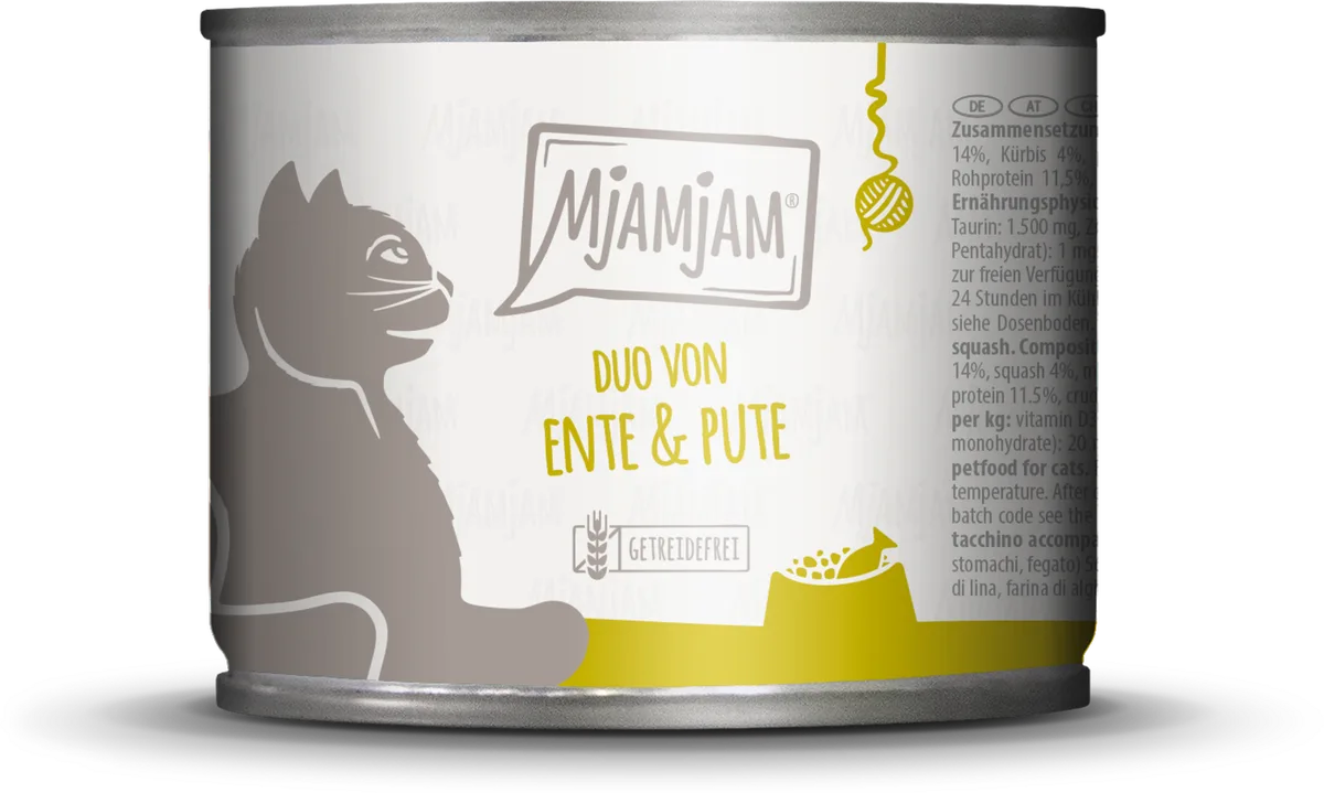 Ente, Pute und Kürbis - 200 g von MjAMjAM – Produktfoto
