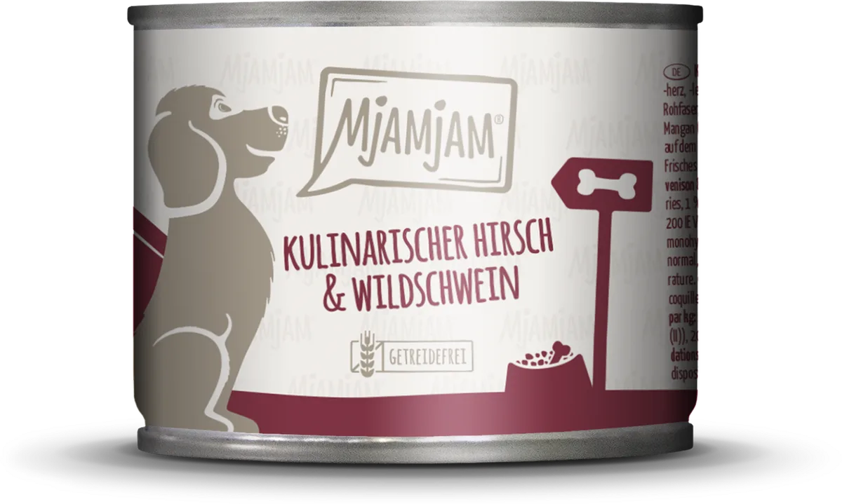 Hirsch, Wildschwein und Preiselbeeren - 200 g by MjAMjAM – product photo