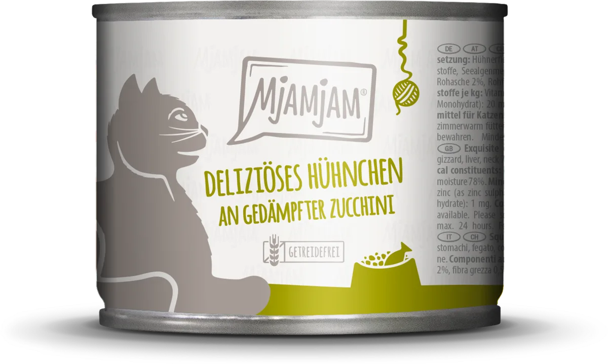 Huhn und Zucchini - 200 g von MjAMjAM – Produktfoto