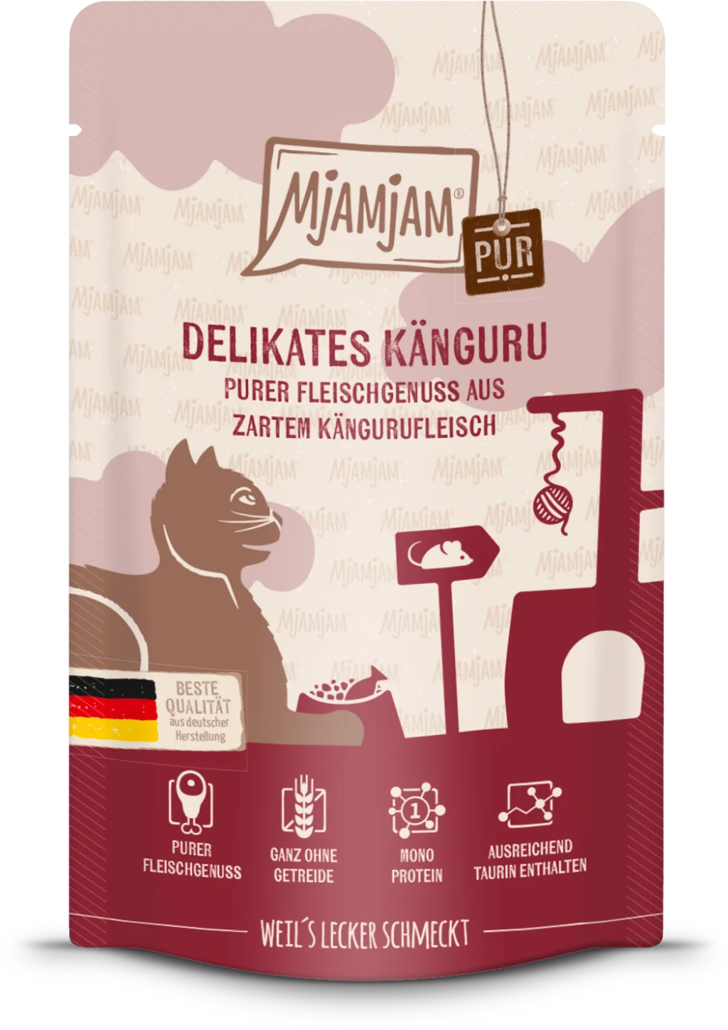 Känguru pur Portionsbeutel - 125 g de MjAMjAM – photo produit