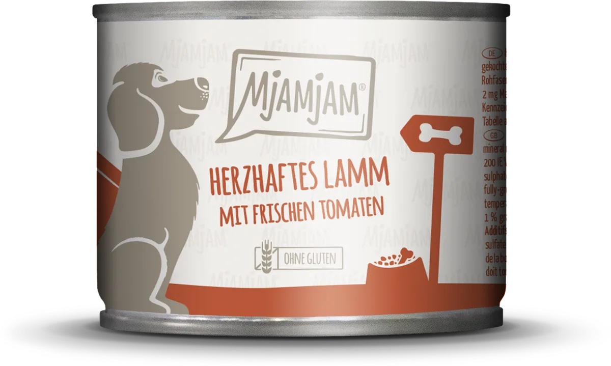 Lamm, Reis und Tomaten - 200 g von MjAMjAM – Produktfoto