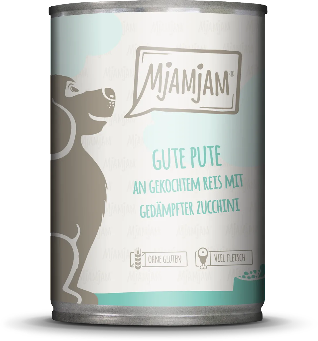 Pute, Reis und Zucchini - 400 g von MjAMjAM – Produktfoto